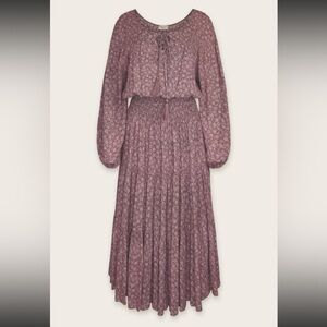 Truly Smocked Waist Tiered Midi Dress - by Dress Forum